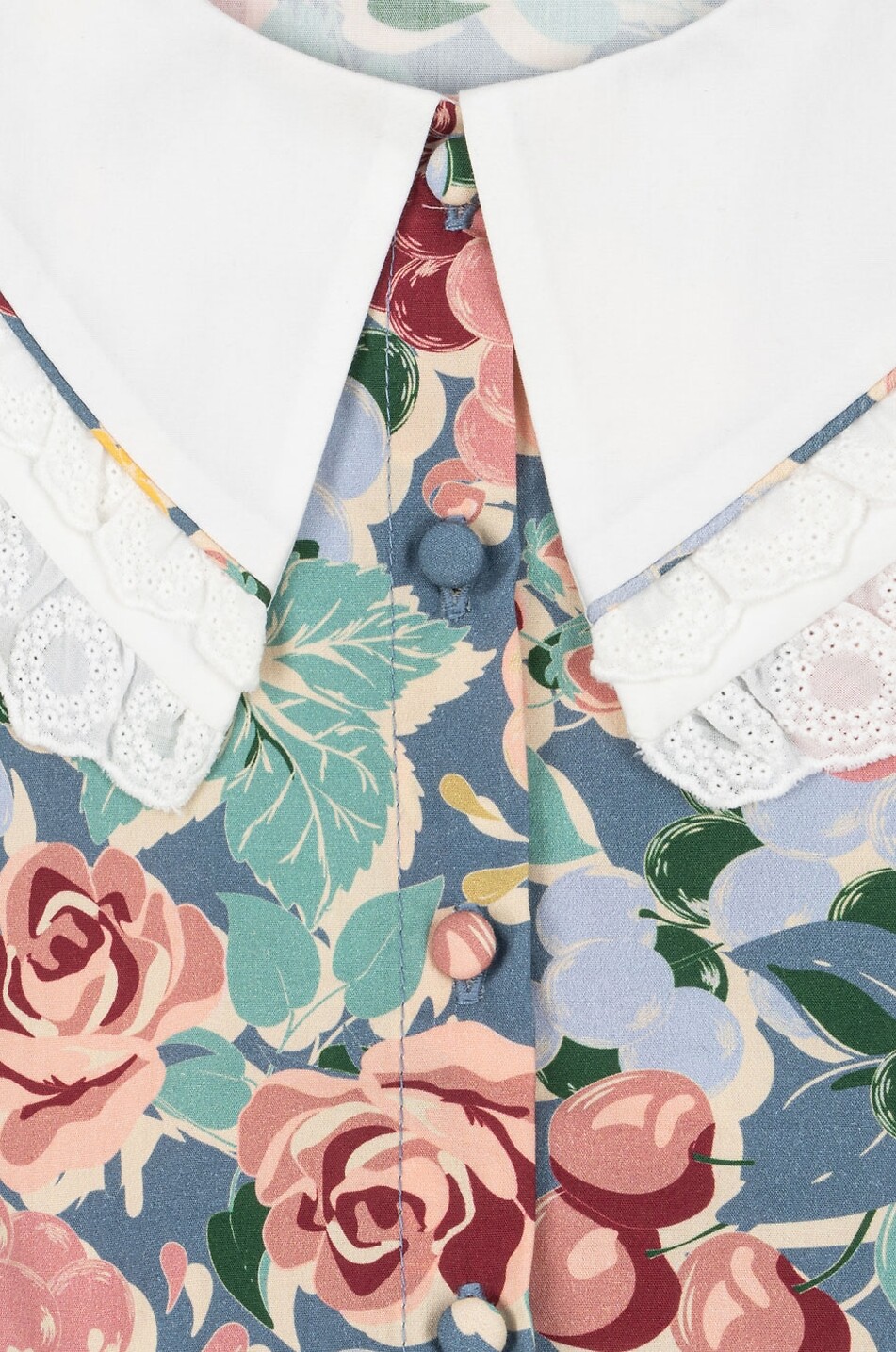 KONGES SLØJD Robe en coton bio à col orné fille Coeur Fille MULTICOLORE 6
