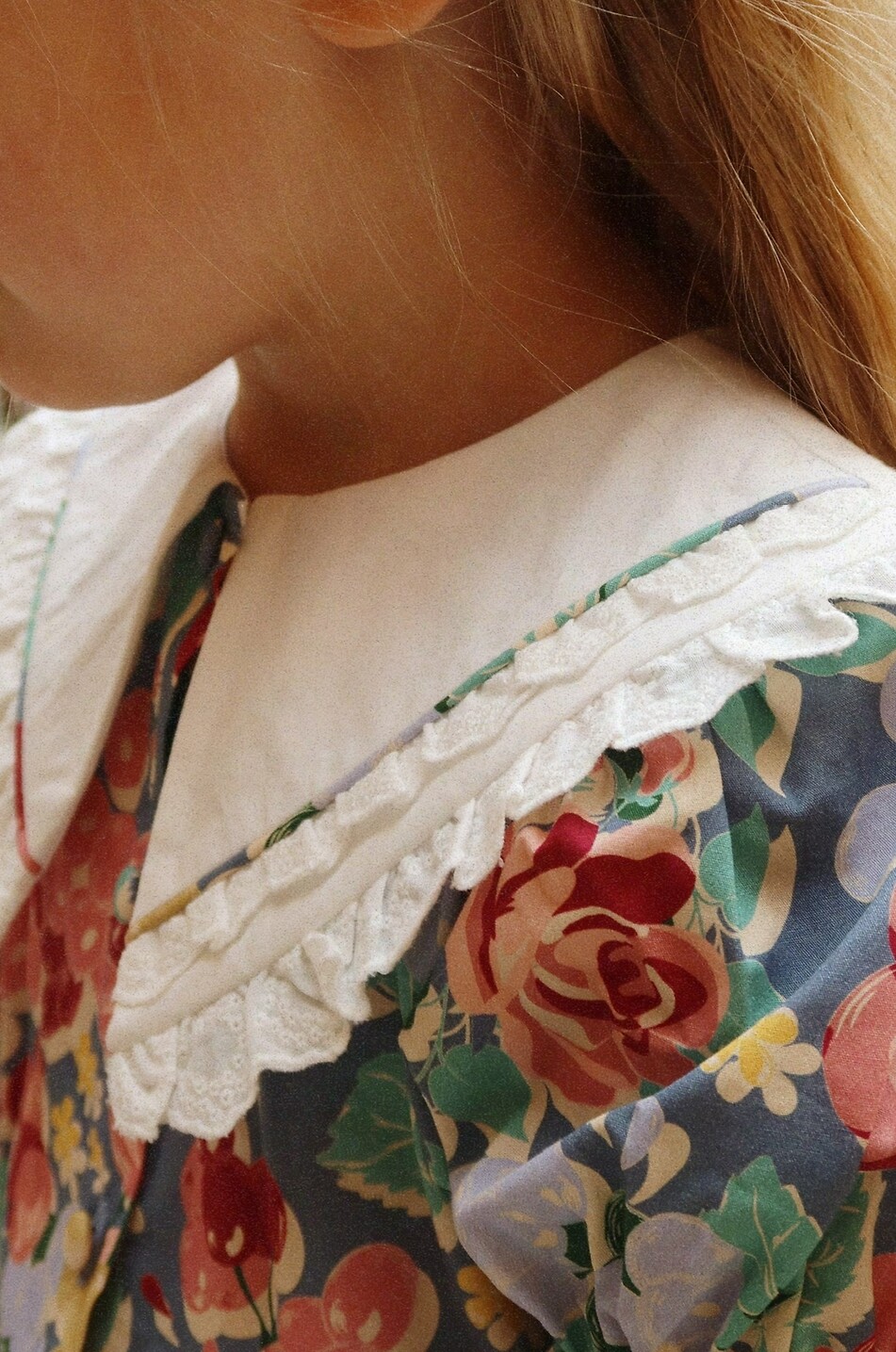 KONGES SLØJD Robe en coton bio à col orné fille Coeur Fille MULTICOLORE 4