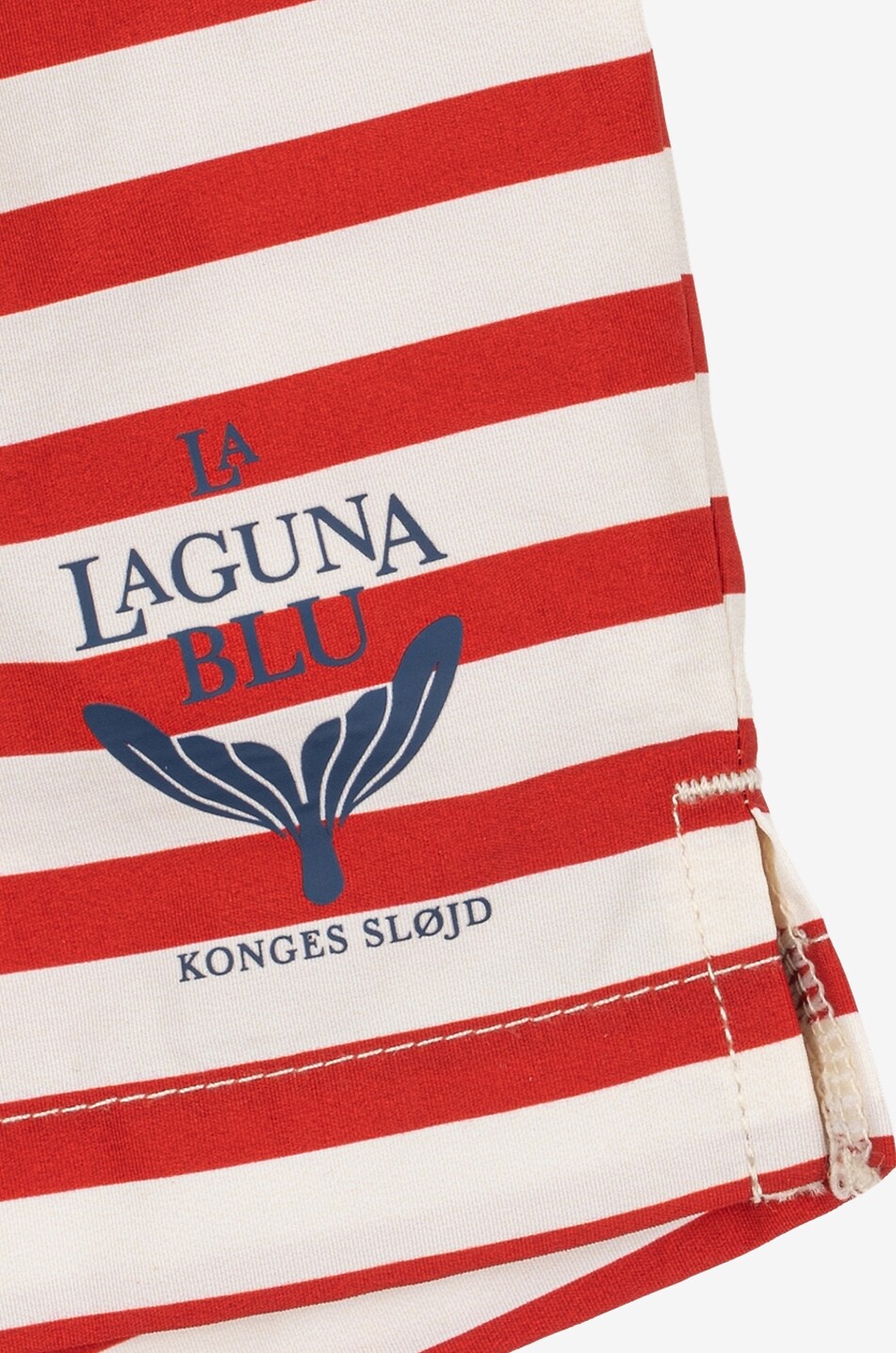 KONGES SLØJD Short de bain rayé garçon Asnou Garçon ROUGE 3