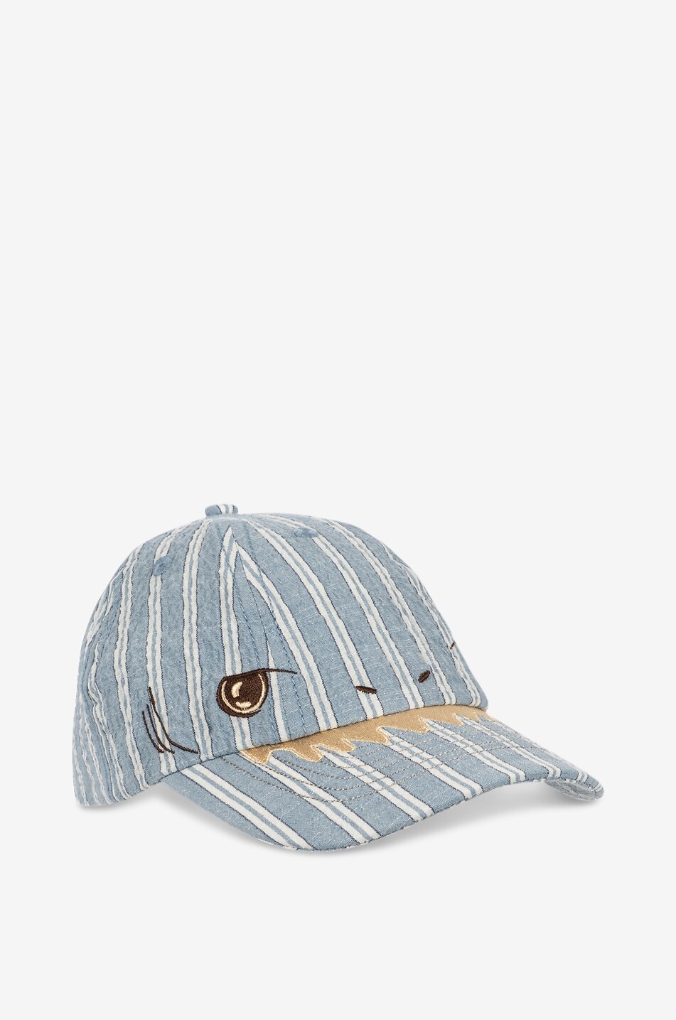 Casquette en coton bio rayée garçon Elliot