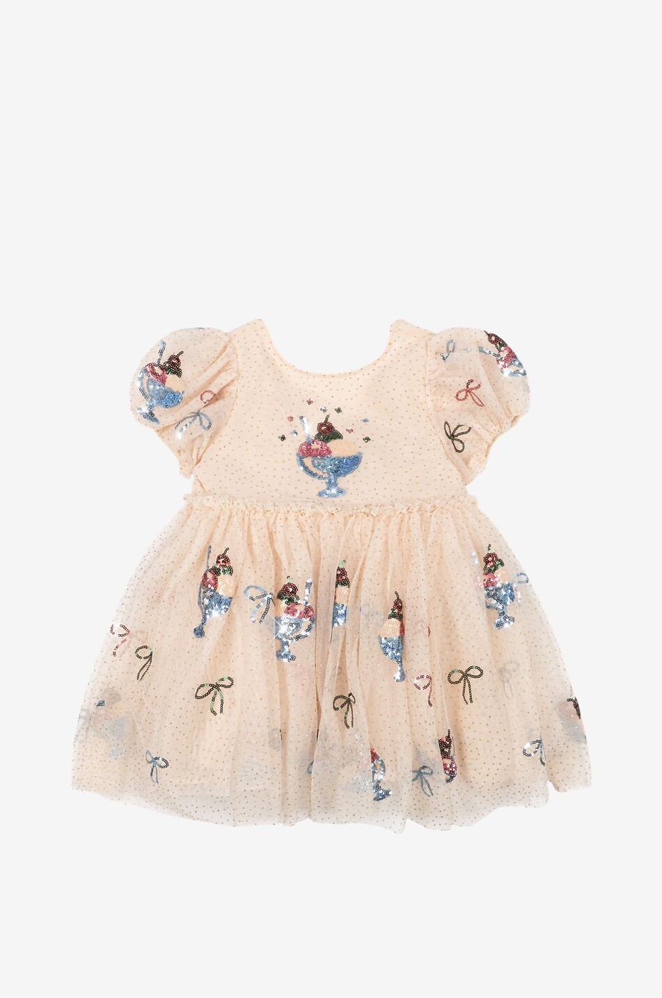 Yvonne girl's sequin-embellished tulle dress