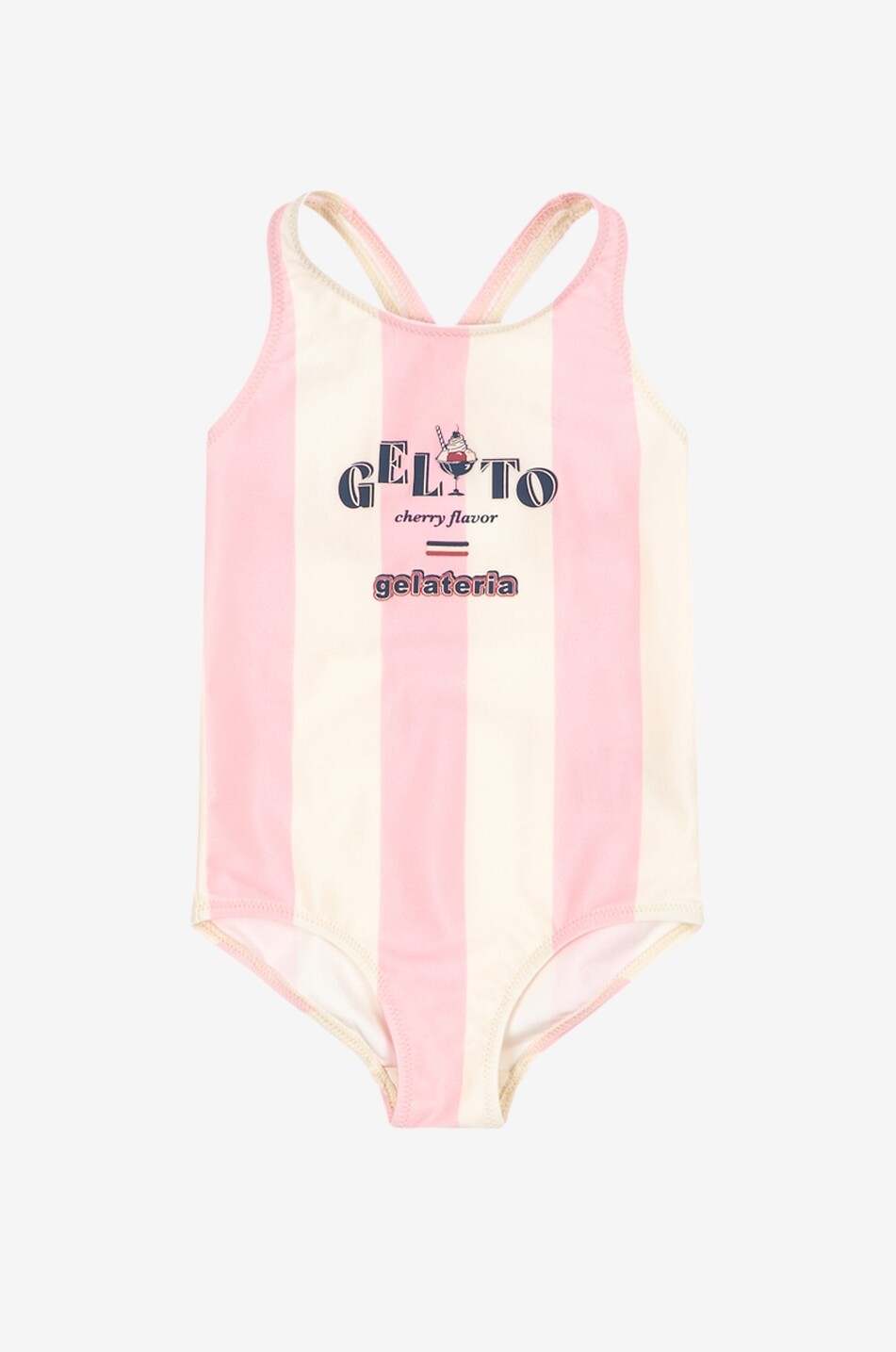 KONGES SLØJD Maillot de bain fille rayé Pomia Fille ROSE CLAIR 1