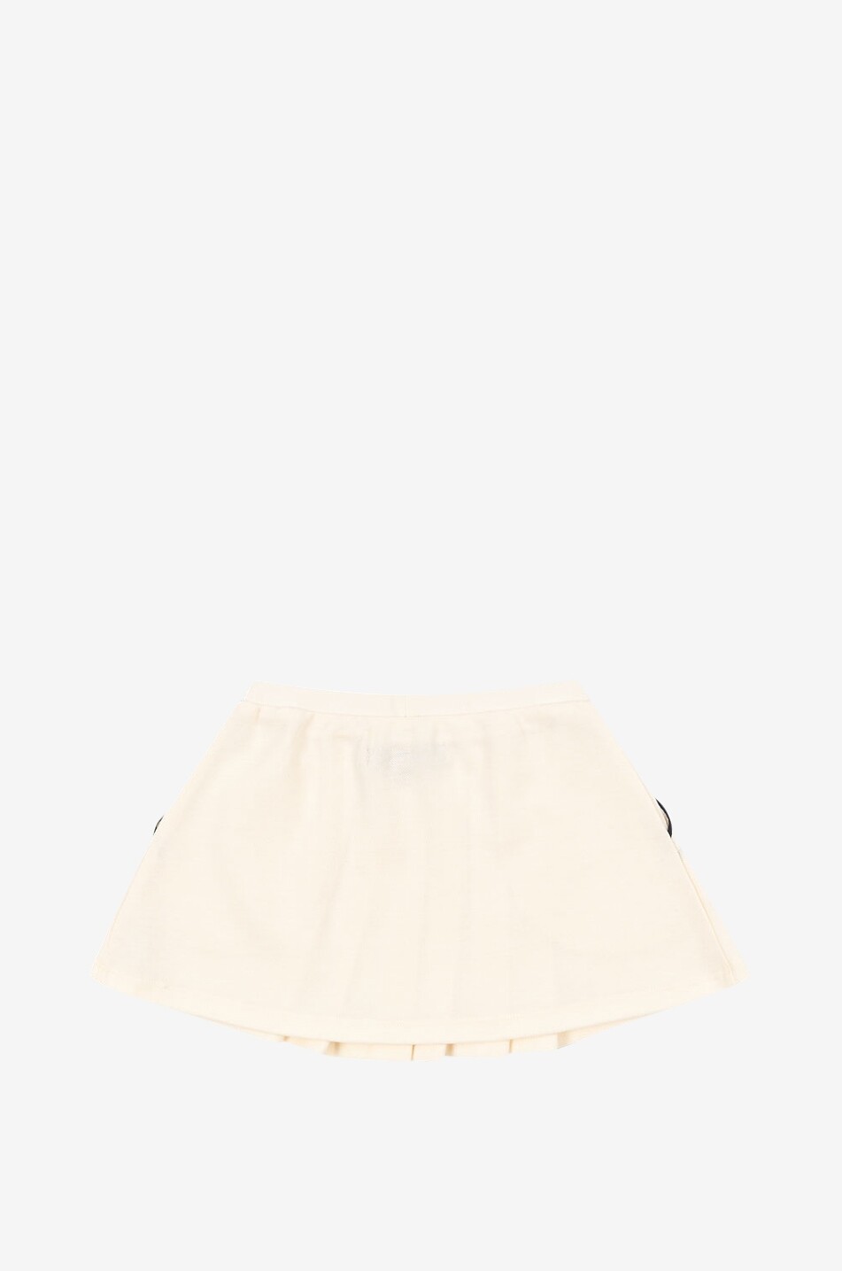 KONGES SLØJD Florita embroidered godet jersey mini skirt for girls Girl EGGSHELL 2