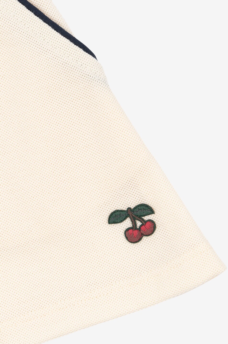 KONGES SLØJD Florita embroidered godet jersey mini skirt for girls Girl EGGSHELL 4