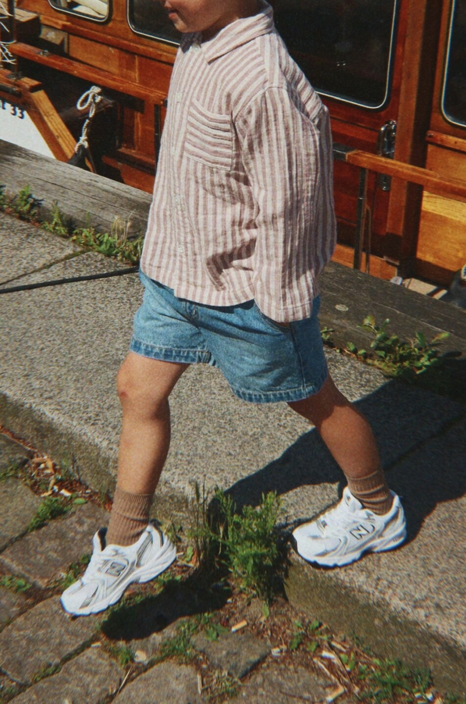 KONGES SLØJD Magot boy's denim shorts Boy BLUE 3