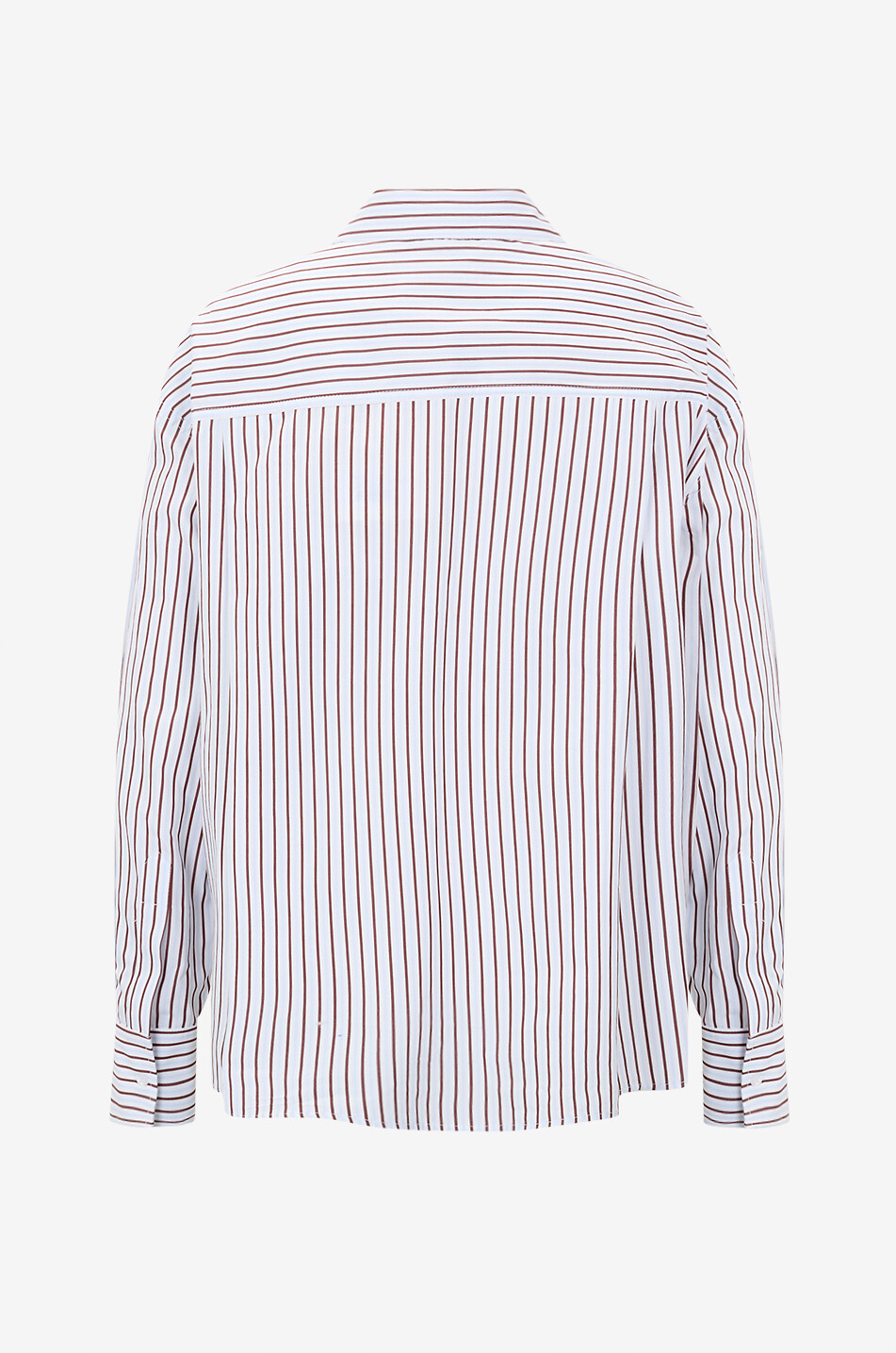 LOULOU DE SAISON Maud oversized striped cotton poplin shirt Women MULTI COLOURED 2