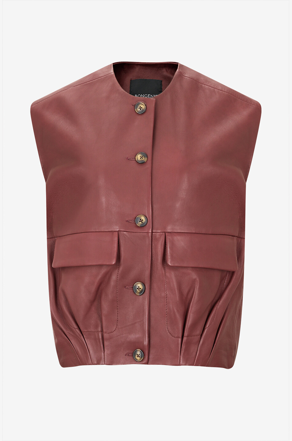 Ärmellose Weste aus Lammfell Daniela