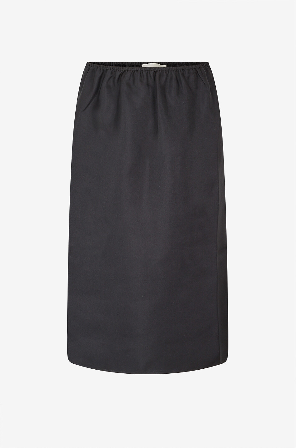 LOULOU DE SAISON Jupe courte en sergé de soie Vasali Femme NOIR 1