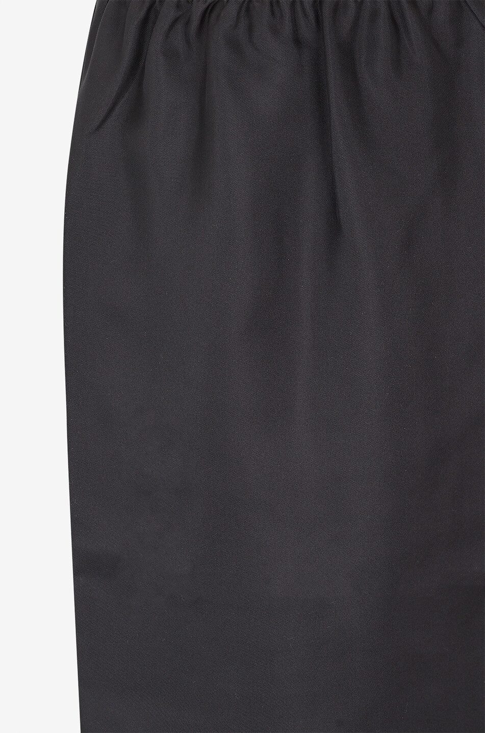 LOULOU DE SAISON Jupe courte en sergé de soie Vasali Femme NOIR 3