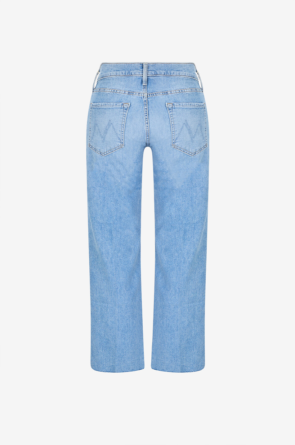 MOTHER Gerade Jeans aus Baumwolle The Mid Rise Rambler Come Back Kid Damen HELLBLAU 2