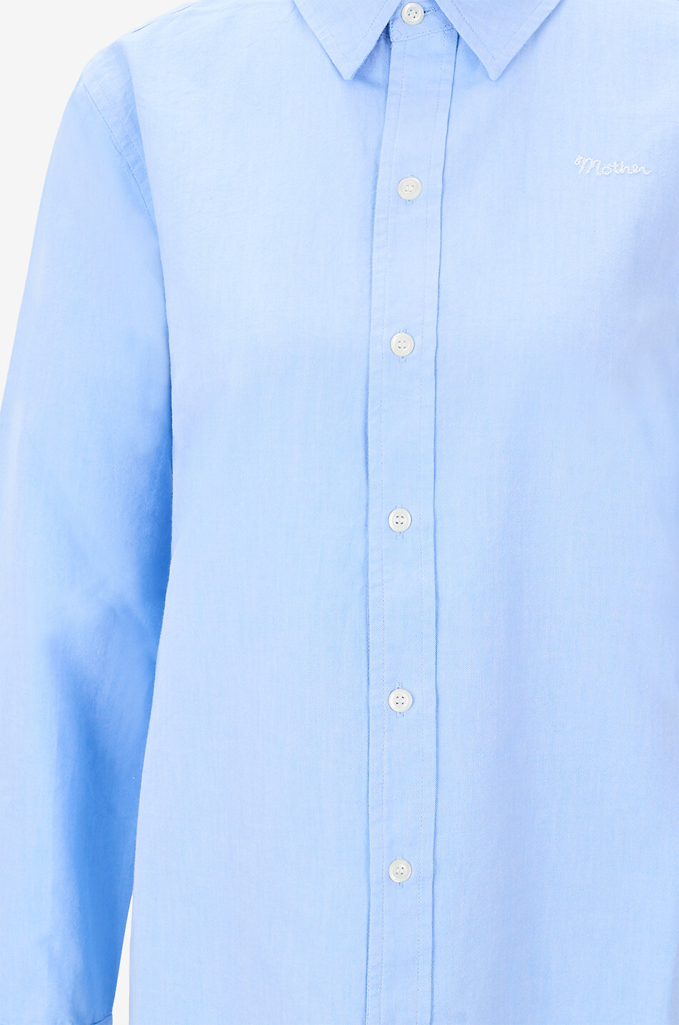 MOTHER Langarm-Hemd aus Baumwolle The Bestie Damen HELLBLAU 3