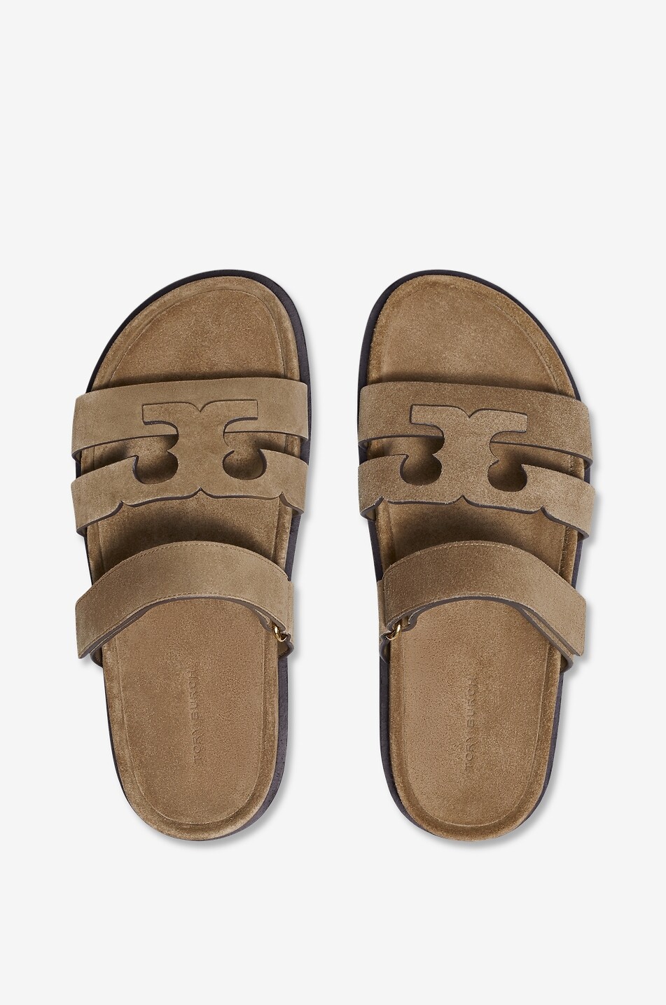 TORY BURCH Ines flat suede sandals Women [akeneo-beigefonce] 5