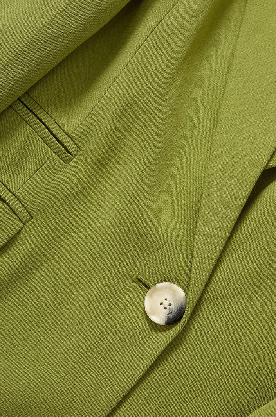 VERONICA BEARD Taillierter Blazer aus Leinen und Viskose Mcgowan Damen GRÜN 4