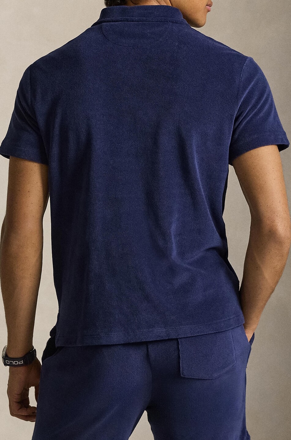 POLO RALPH LAUREN Polo à manches courtes en coton Homme BLEU FONCE 3