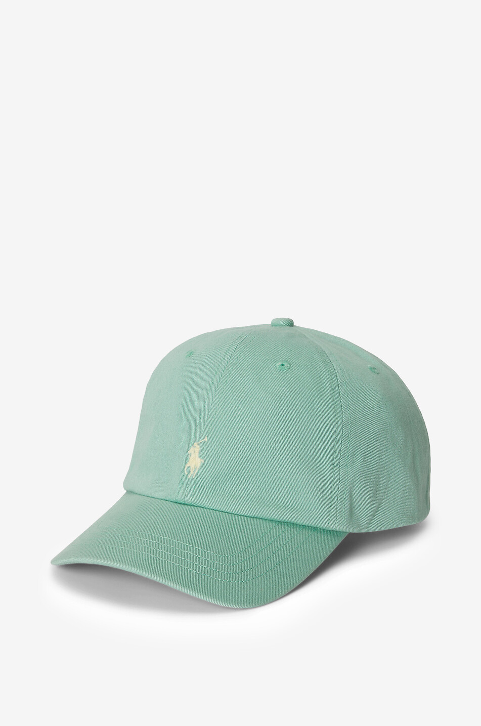 POLO RALPH LAUREN Child's curved peak cotton cap Unisex LIGHT GREEN 1