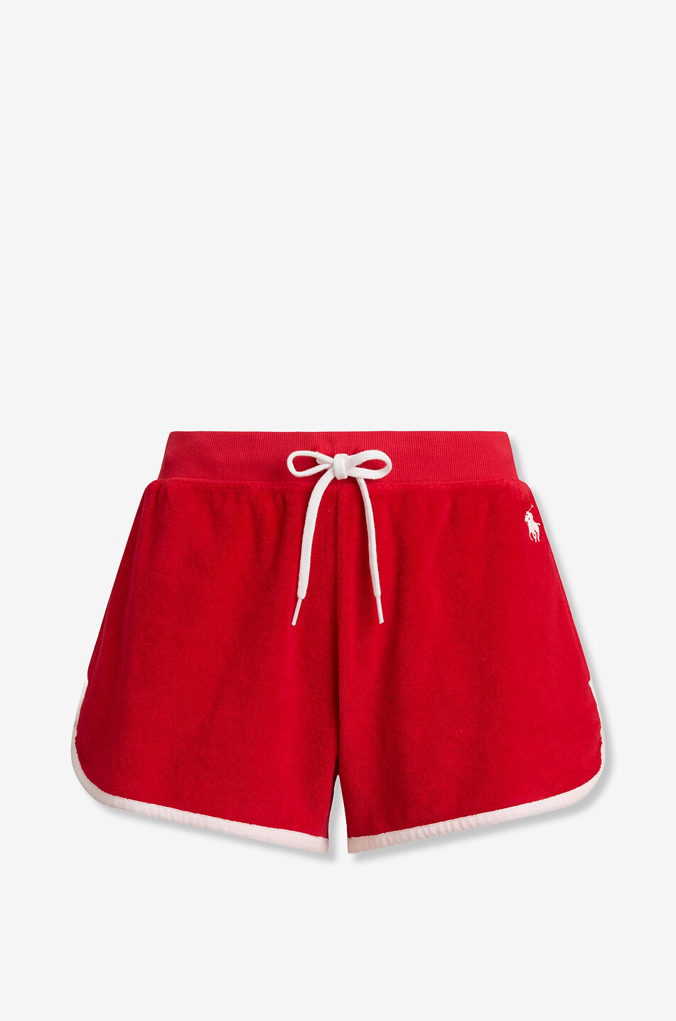 POLO RALPH LAUREN Short en molleton de coton Pony Femme ROUGE 1