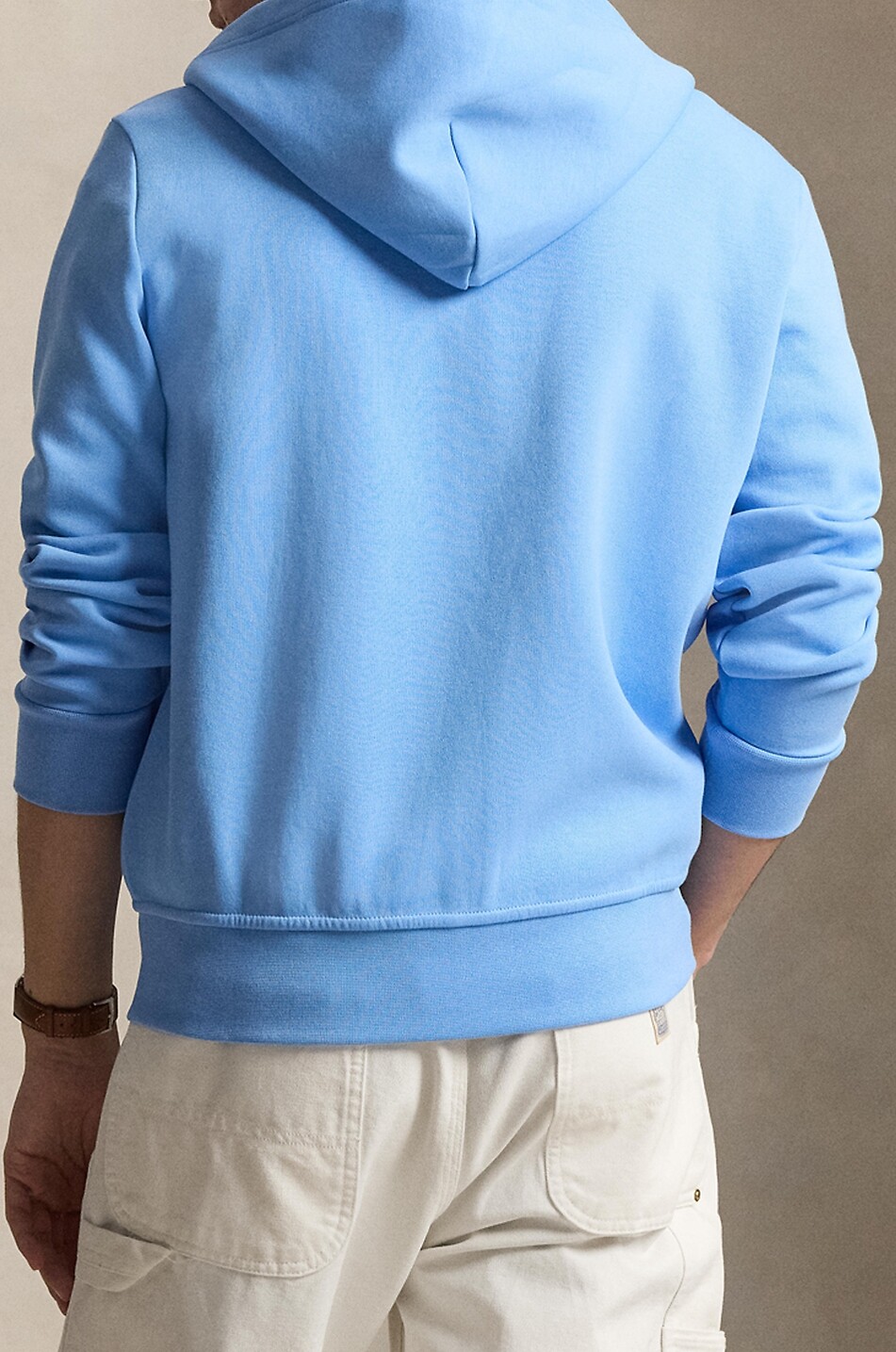 POLO RALPH LAUREN Double-Knit Pony hooded full-zip sweatshirt Men BLUE 3
