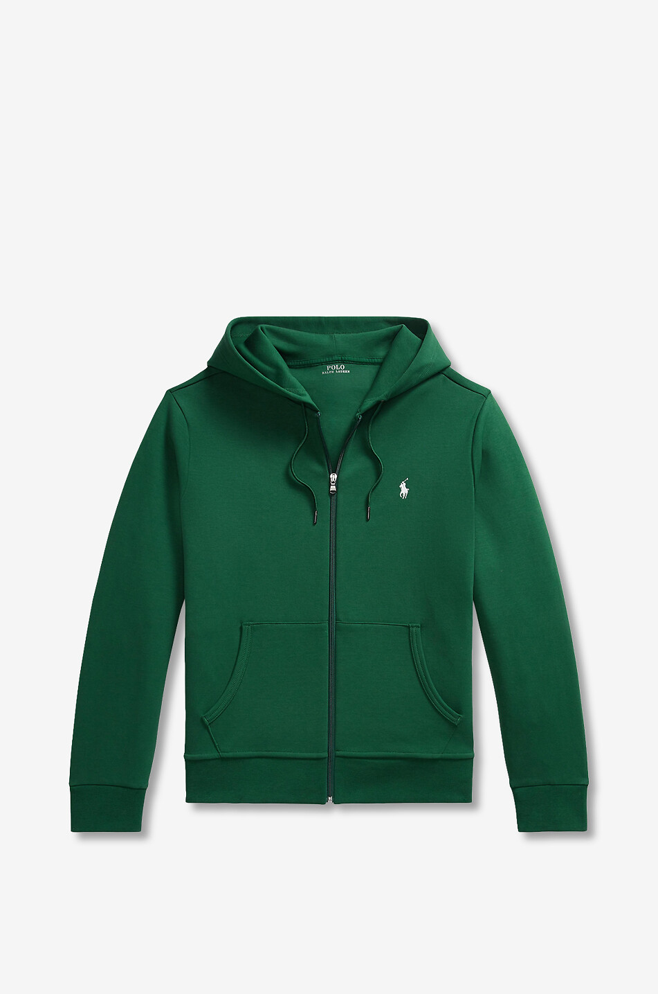 POLO RALPH LAUREN Double-Knit Pony hooded full-zip sweatshirt Men DARK GREEN 1