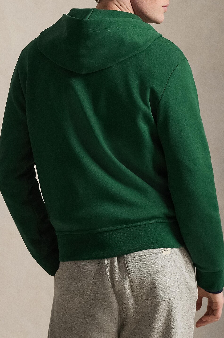 POLO RALPH LAUREN Double-Knit Pony hooded full-zip sweatshirt Men DARK GREEN 3