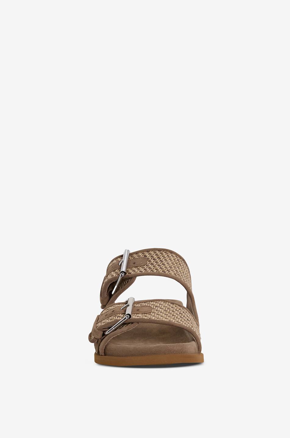 BONGENIE Totem Raphia raffia flat sandals Women BEIGE 2