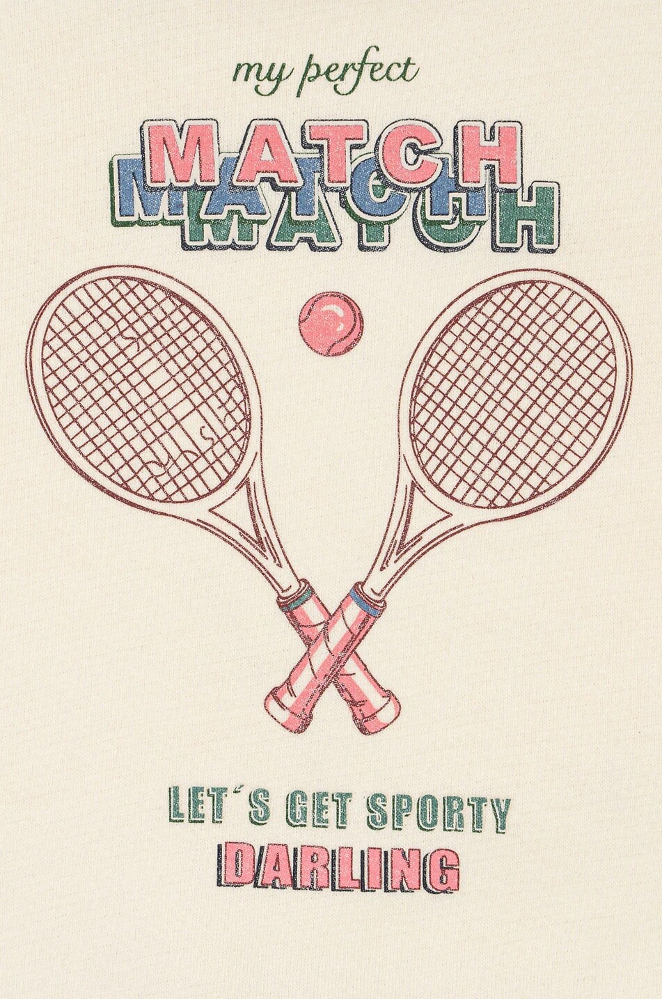 KONGES SLØJD Sweat-shirt fille en coton bio brodé Loupy Lou Fille BLANC CASSE 6