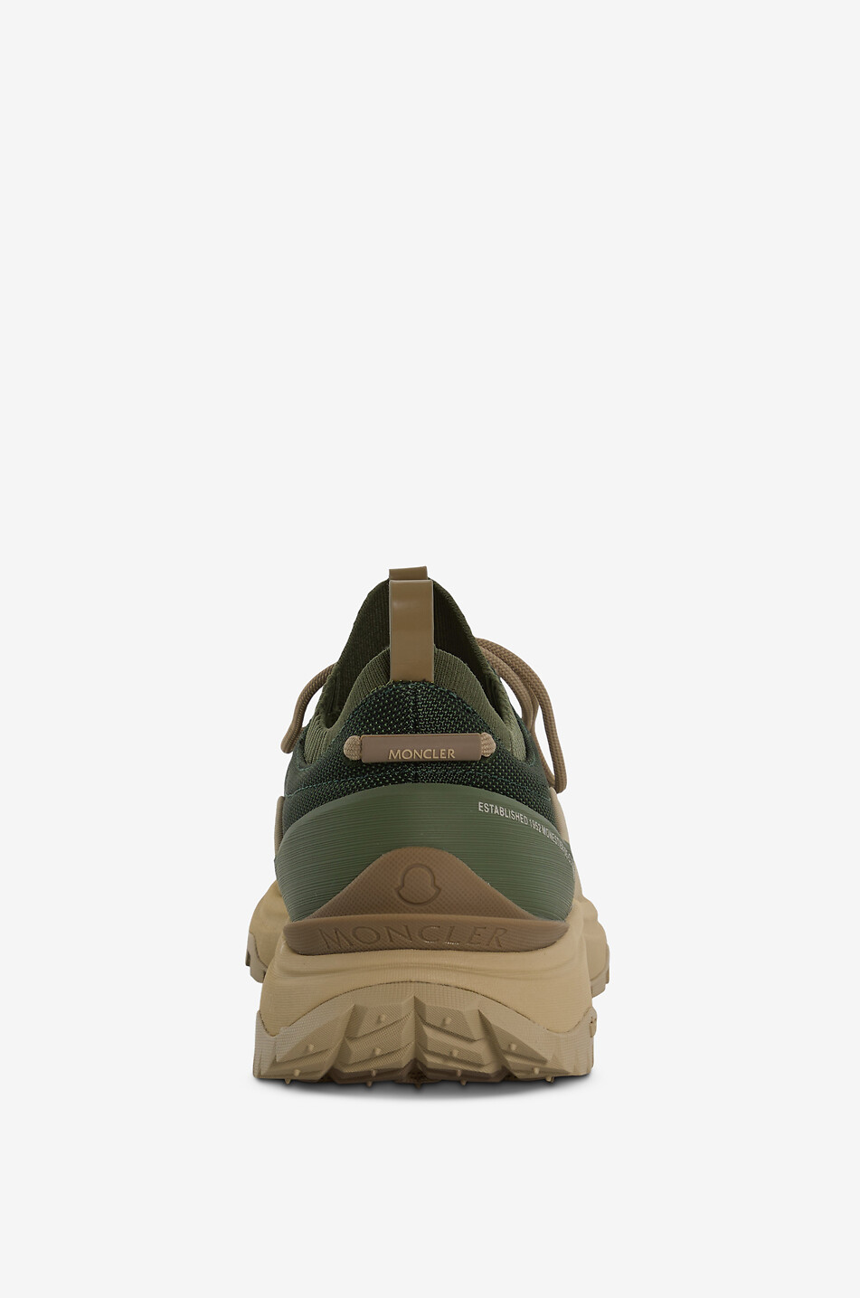 MONCLER Baskets basses en toile Trailgrip Lite3 Homme VERT 4