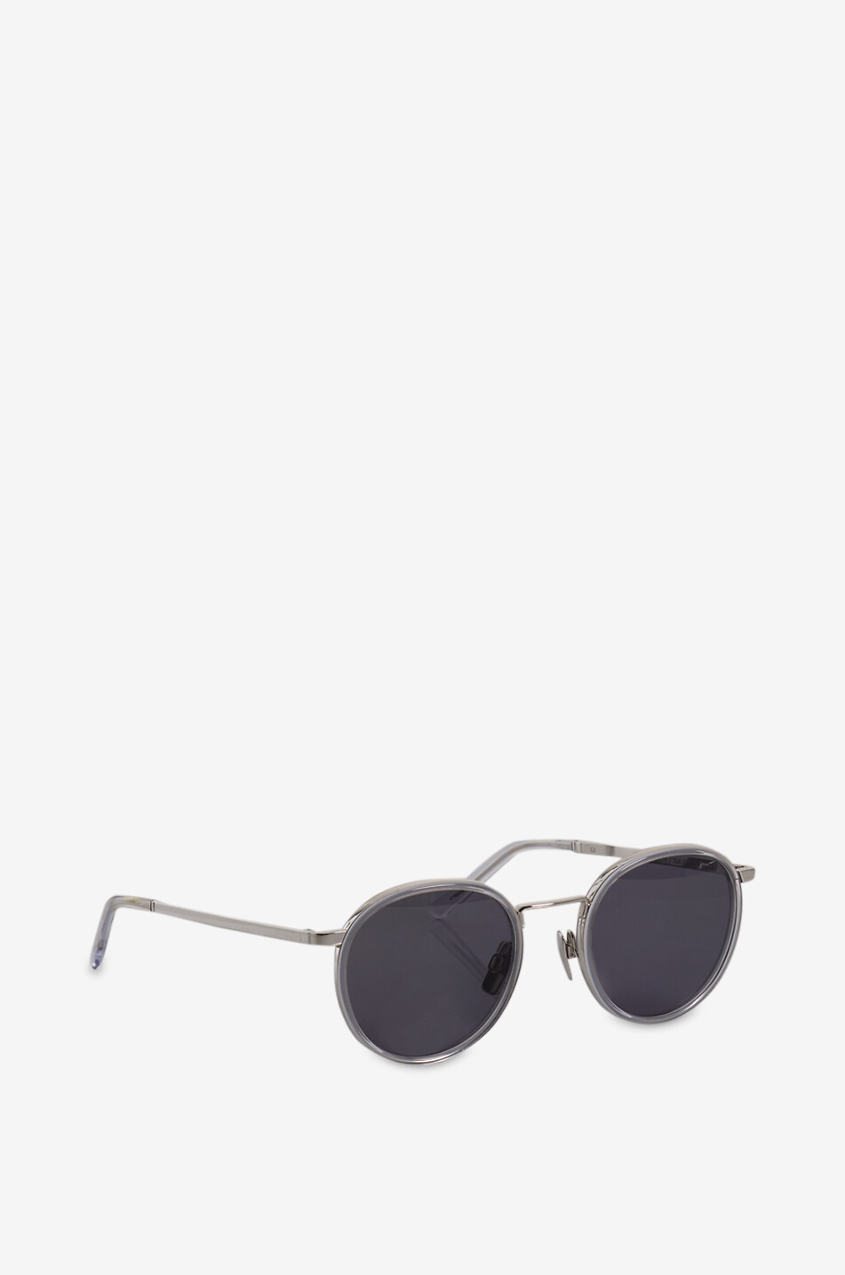 VIU Lunettes de soleil rondes en métal Berlin Homme ARGENT 2