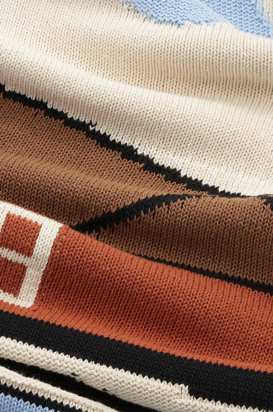 NN07 Pullover mit Rundhalsausschnitt aus Jacquard-Strick Mikkel Herren CREMEFARBEN 2