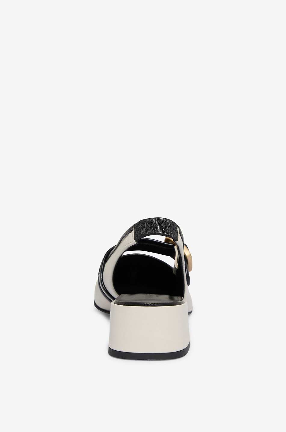 BONGENIE Amalfi leather square-heel slingback shoes Women EGGSHELL 4