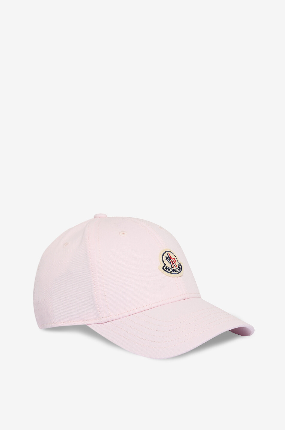 MONCLER Cap in cotton twill with embroidered logo Women PINK 2