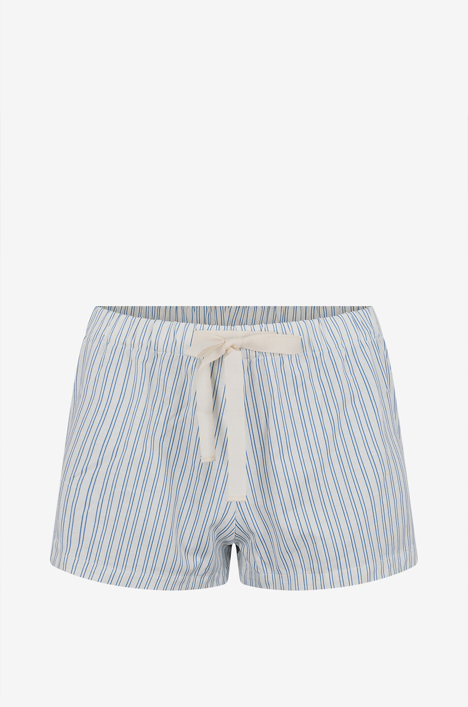 LALIDE A PARIS Pyjama short et chemise rayé en coton Brune Femme MULTICOLORE 2