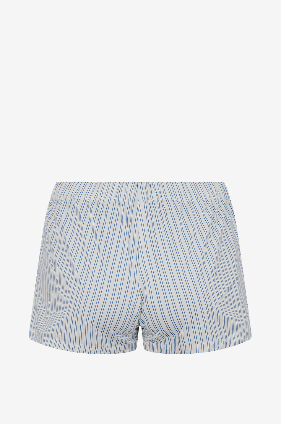 LALIDE A PARIS Pyjama short et chemise rayé en coton Brune Femme MULTICOLORE 9