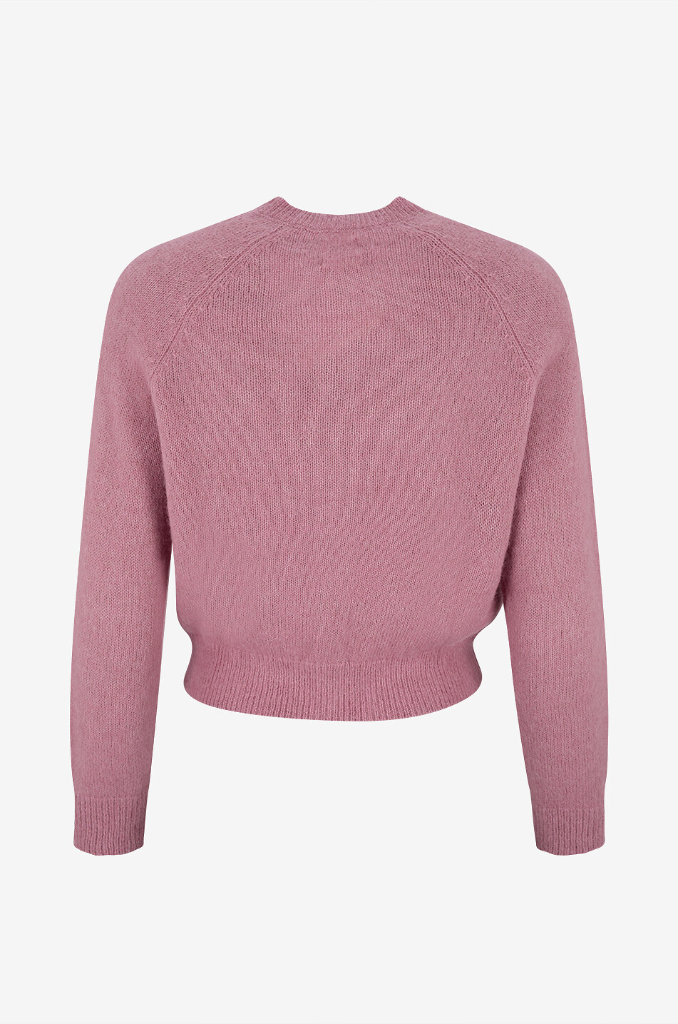 DÔEN Cardigan mit Rundhalsausschnitt aus Alpaka und Wolle Petra Damen ROSA 2