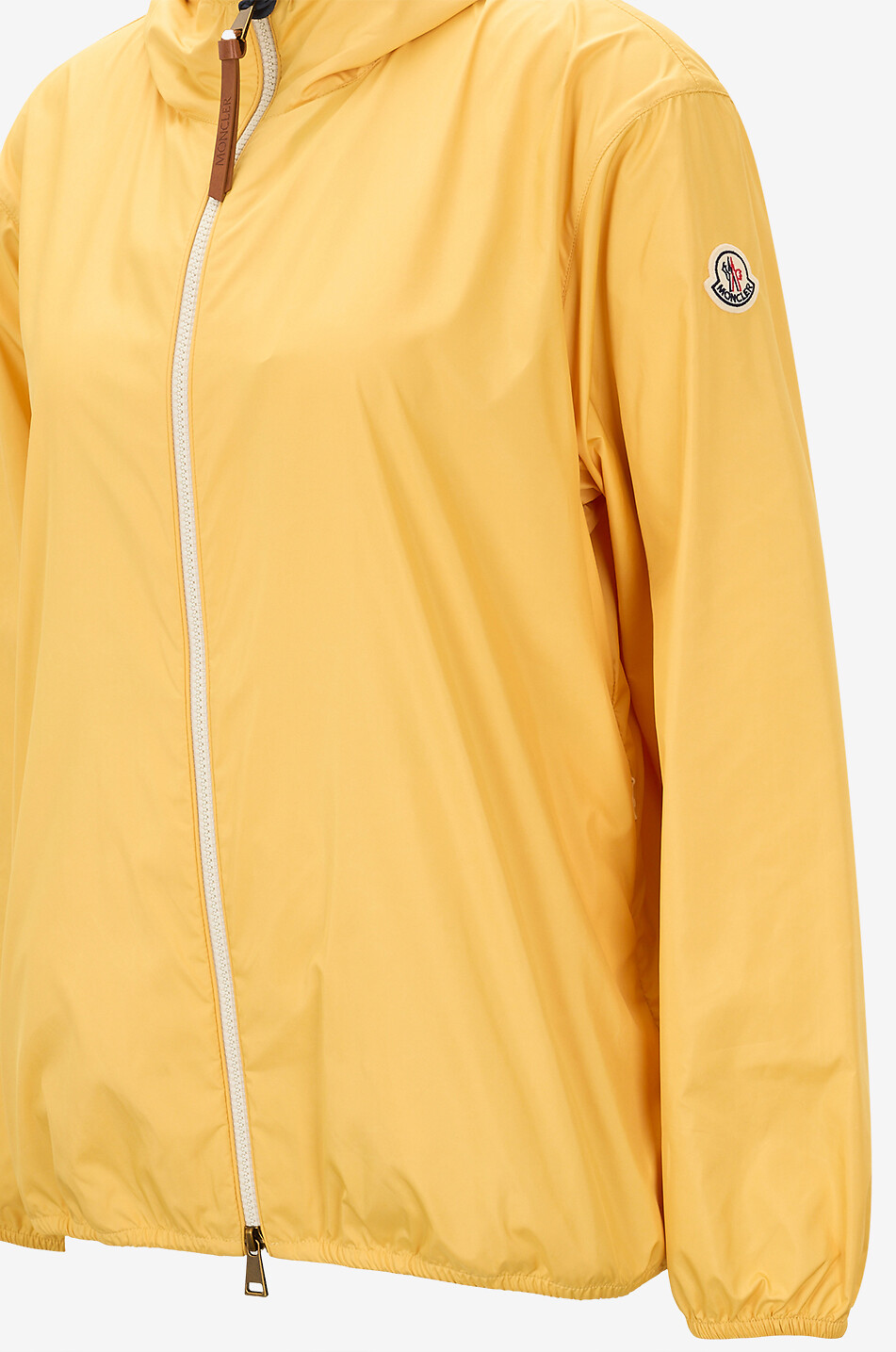 MONCLER Fegeos technical fabric hooded lightweight jacket Women YELLOW 3