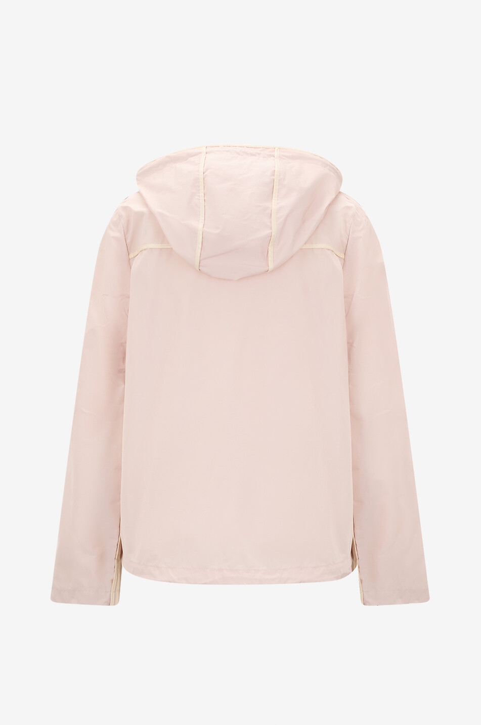 MONCLER Sarracenia lightweight hooded cotton blend jacket Women LIGHT PINK 2