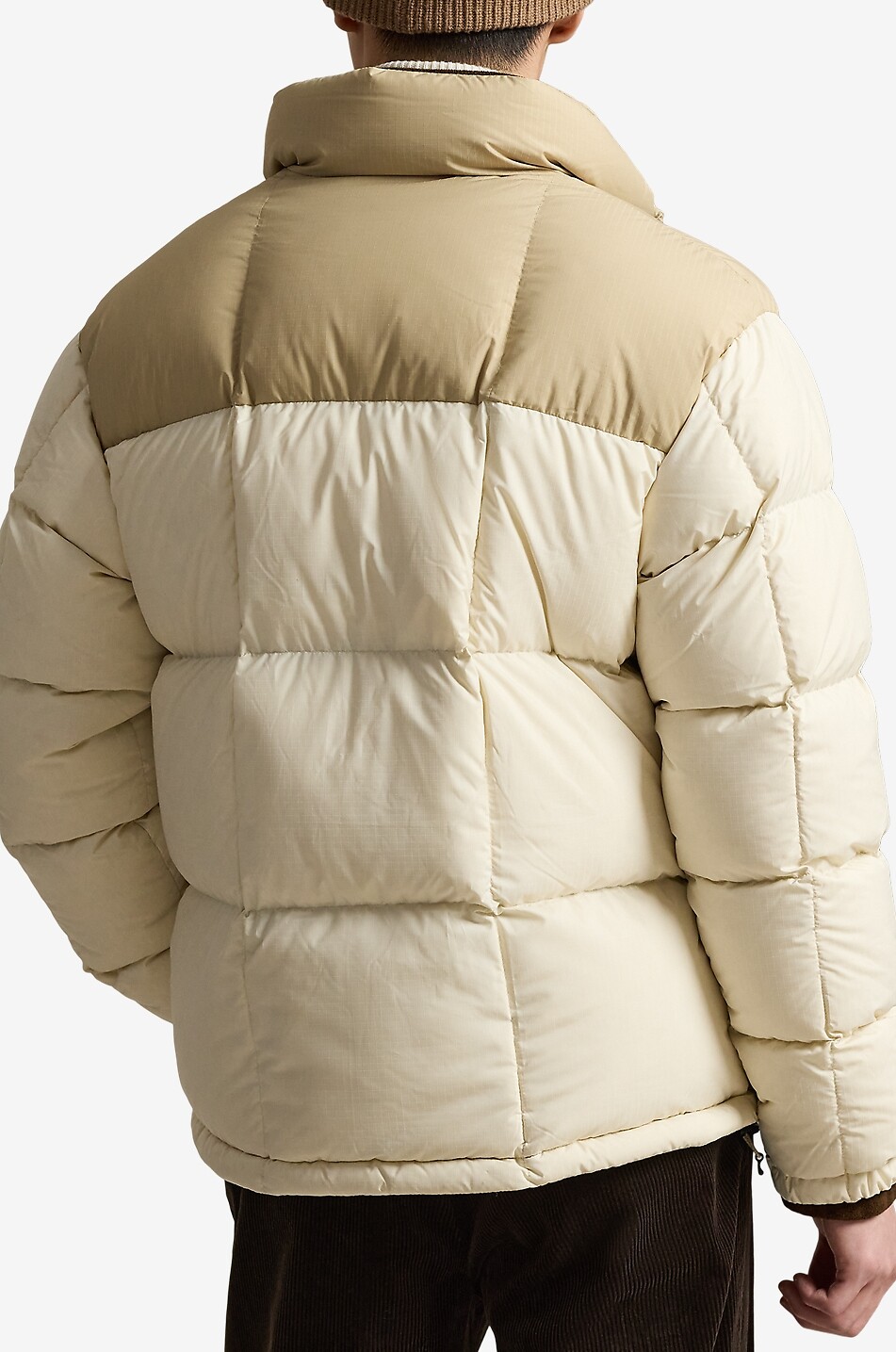 POLO RALPH LAUREN Zweifarbige Daunenjacke mit Stehkragen Gorham Herren BEIGE 4