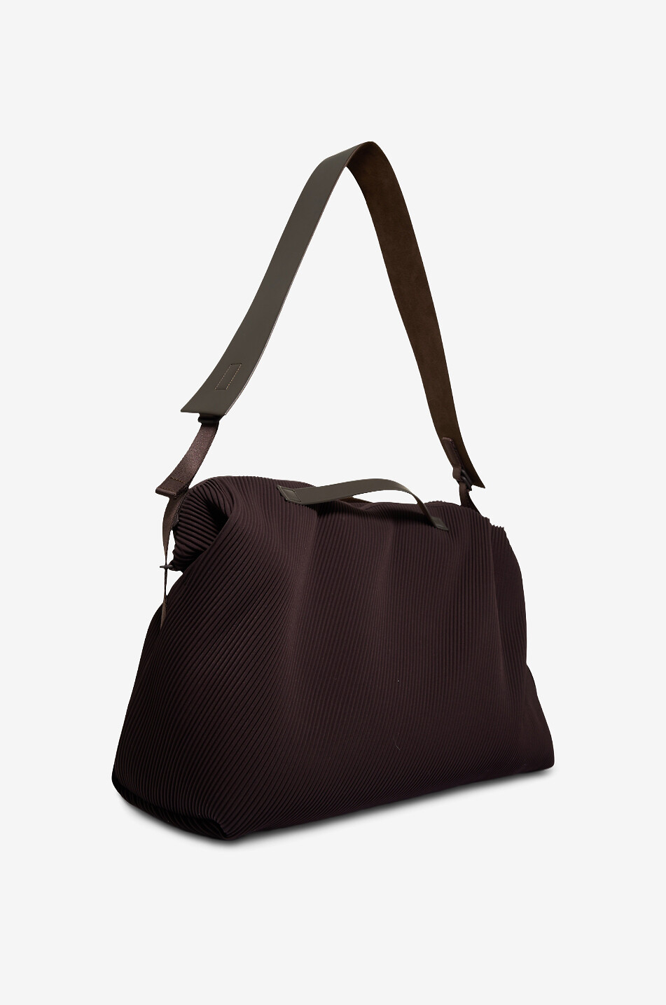 HOMME PLISSÉ ISSEY MIYAKE Sac de voyage à bandoulière ajustable en toile Homme NOIR 2