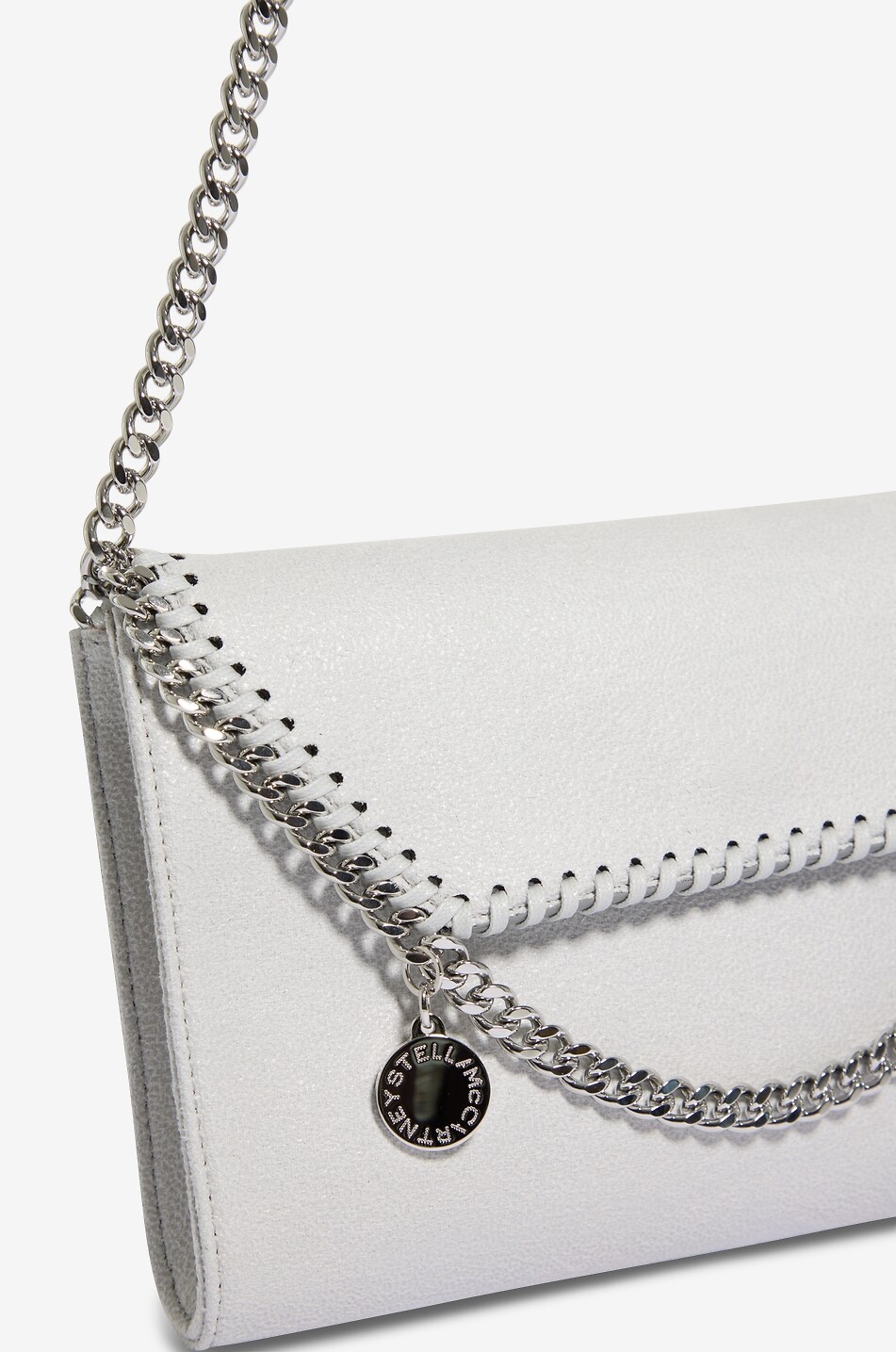STELLA McCARTNEY Falabella synthetic leather shoulder bag Women GREY 5