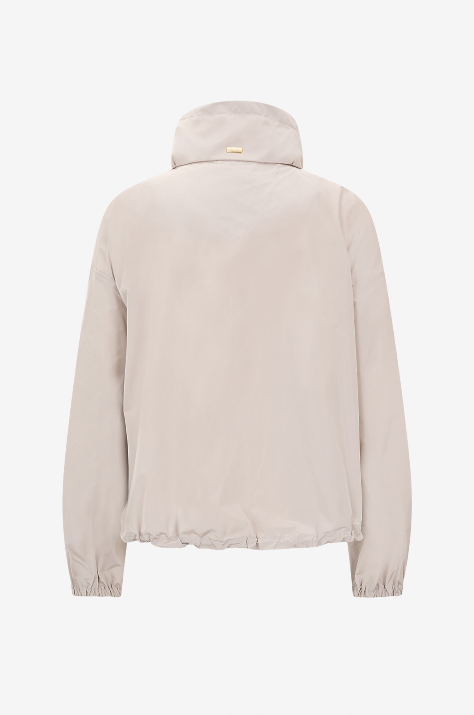 HERNO Boxy short lightweight hooded jacket Women LIGHT GREY 2