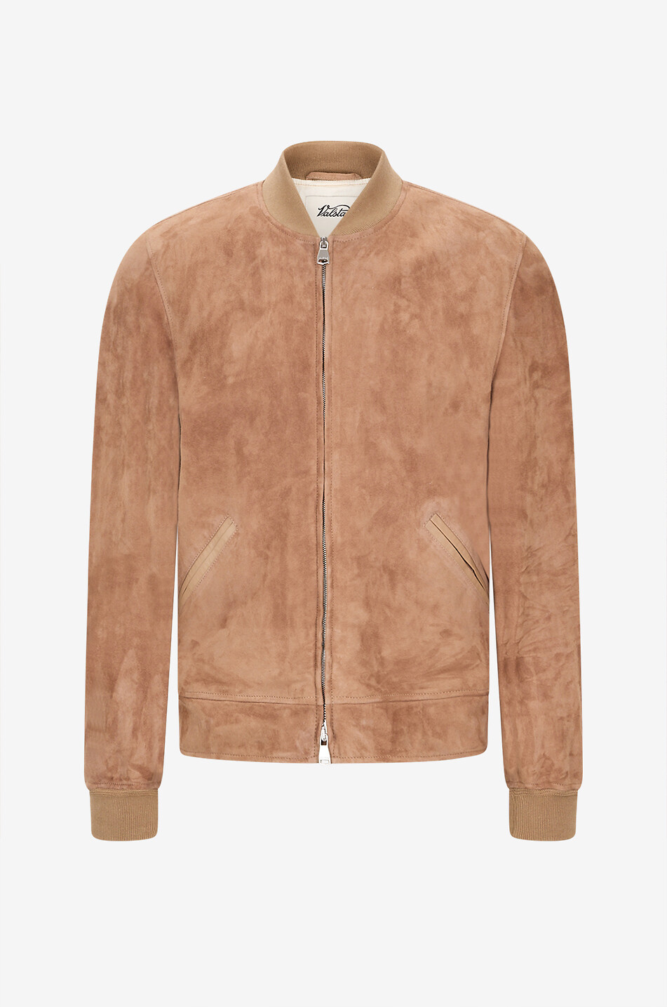 VALSTAR MILANO 1911 Blouson en cuir d'agneau velours Evans Homme BEIGE 1