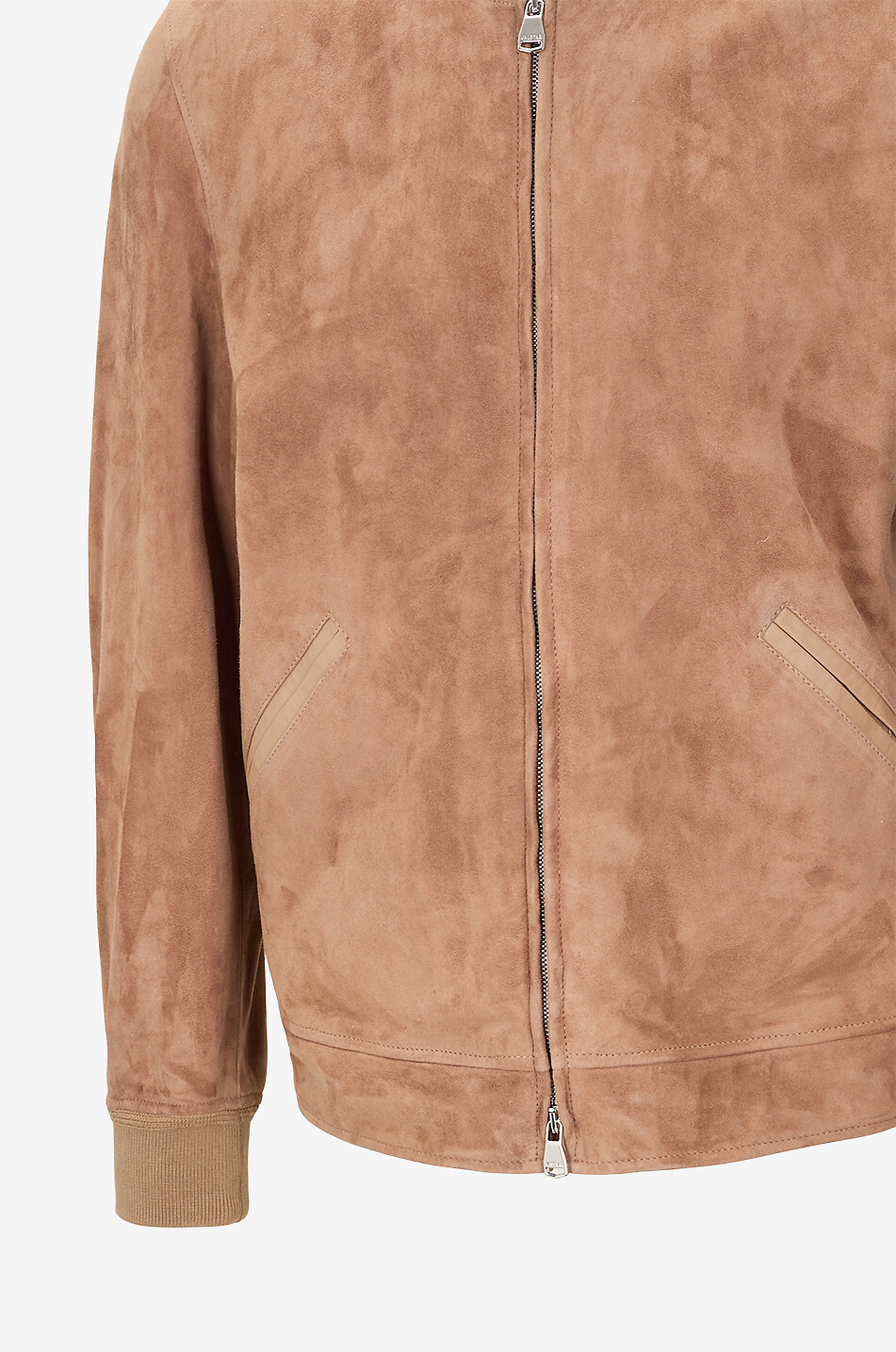 VALSTAR MILANO 1911 Blouson en cuir d'agneau velours Evans Homme BEIGE 3