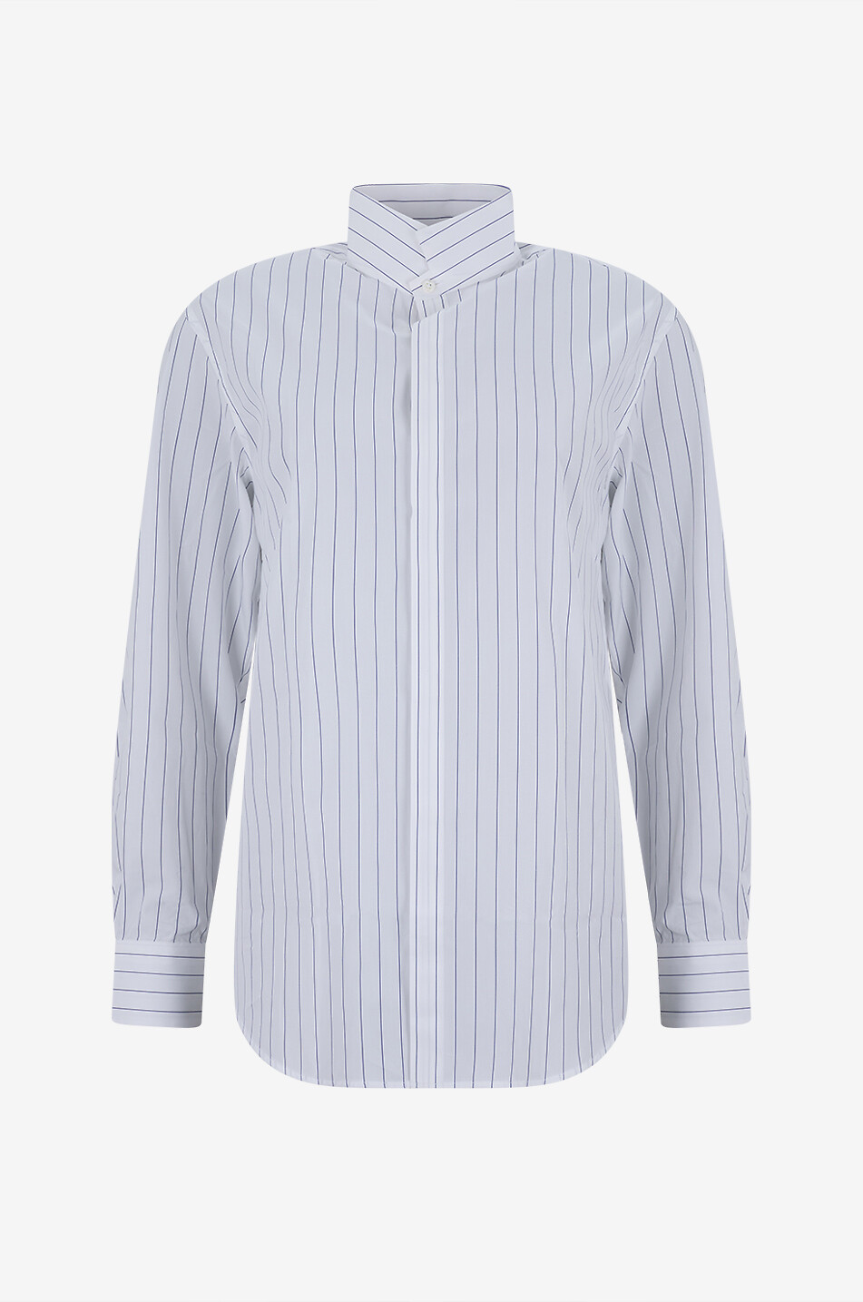 BOURRIENNE PARIS X Amazone striped cotton poplin shirt Women WHITE 1