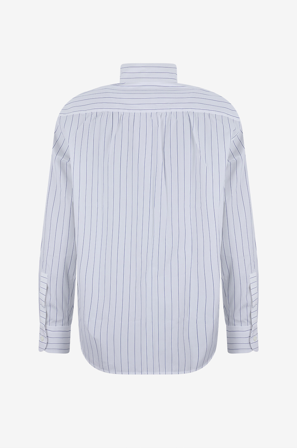 BOURRIENNE PARIS X Amazone striped cotton poplin shirt Women WHITE 2