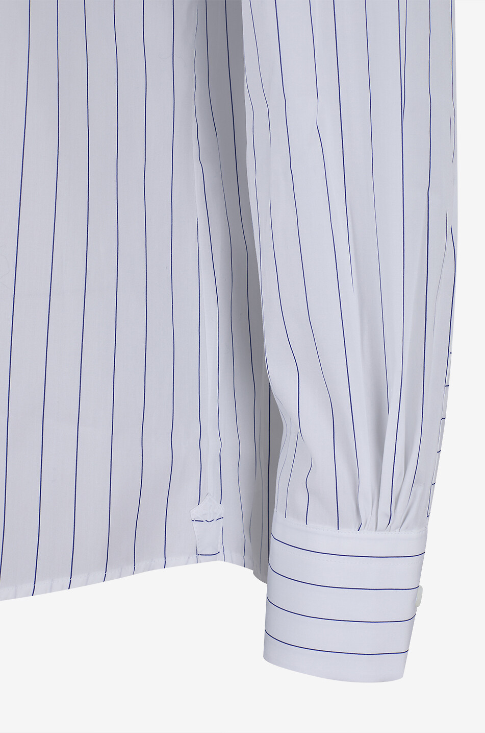 BOURRIENNE PARIS X Amazone striped cotton poplin shirt Women WHITE 11