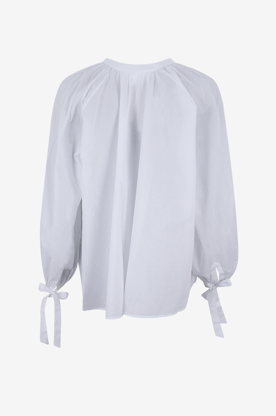 BOURRIENNE PARIS X Hemd mit Stehkragen aus Baumwollvoile Flirt Damen WEISS 2
