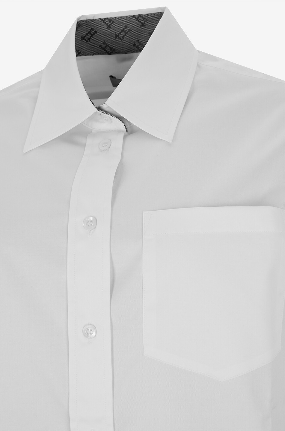 HERNO Klassisches Hemd aus Baumwollpopeline Damen WEISS 3
