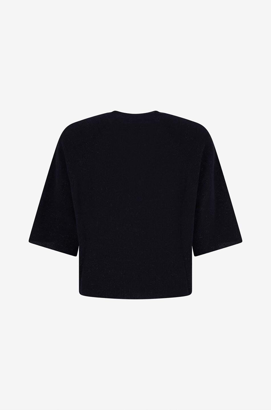 FABIANA FILIPPI Trapezförmiger Pullover mit Rundhalsausschnitt aus Baumwolle Damen DUNKELBLAU 2