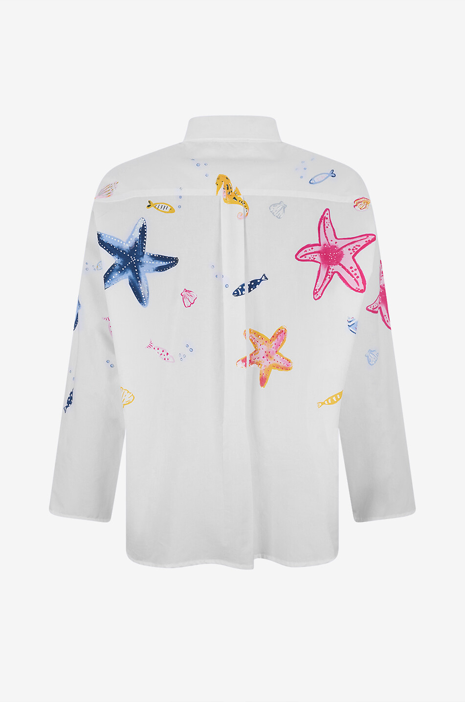 YC MILANO Printed popeline cotton shirt Women MULTI COLOURED 2