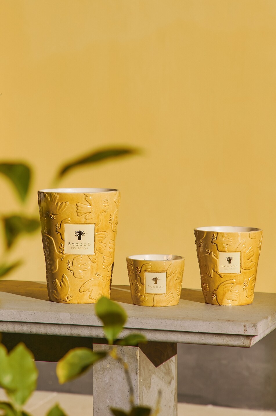BAOBAB Paz Dove Max 10 ceramic scented candle 1300 g Home Colourless 3
