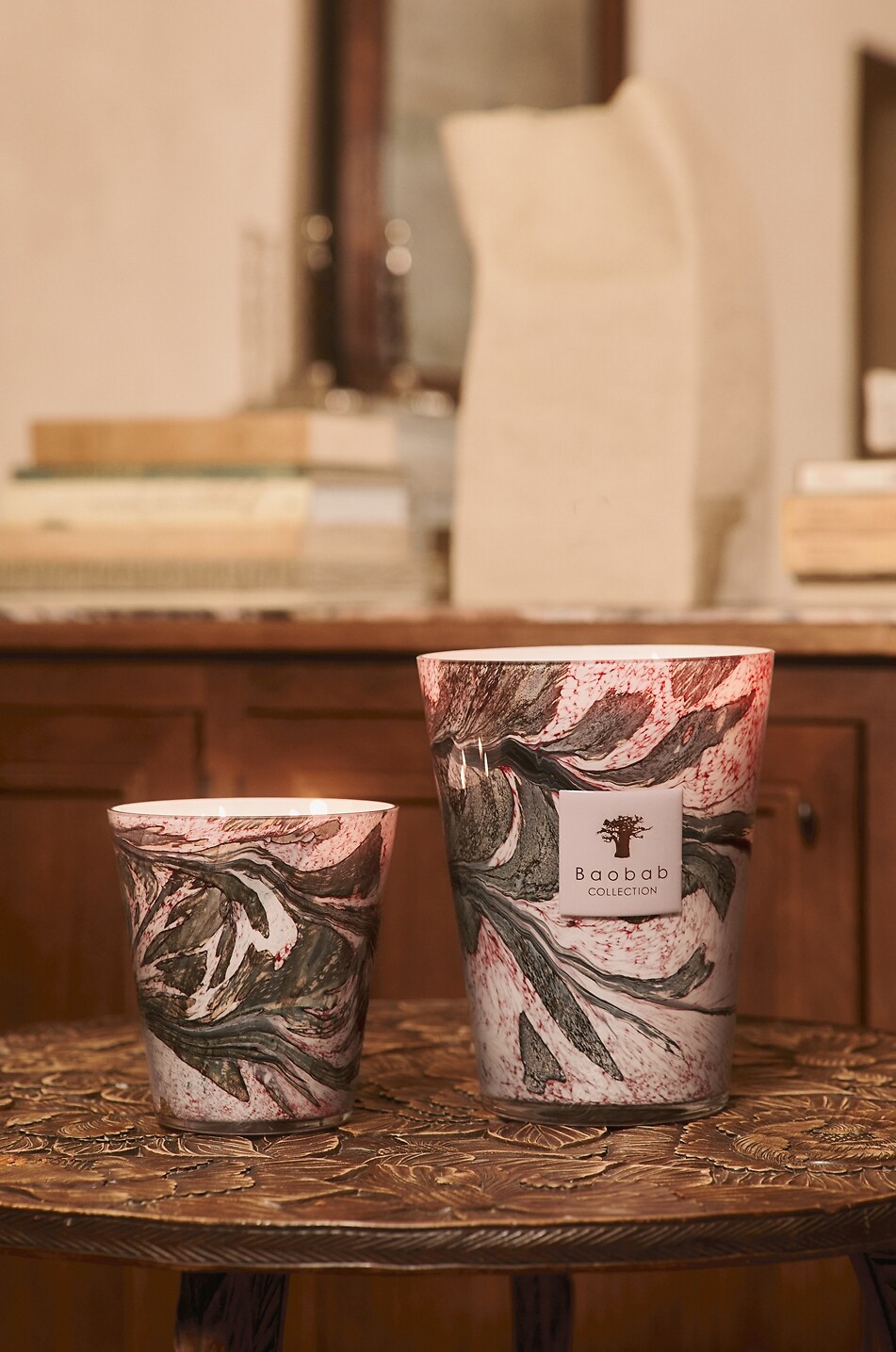 BAOBAB COLLECTION Duftkerze Leaves Manon - Max 16 Haus Farblos 3